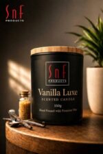 Vanilla Luxe Luxury Candle – Rich Sweet Vanilla Aroma, Hand-Poured Wax (150g)