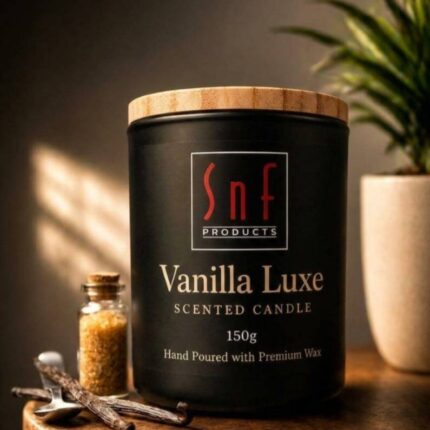 Vanilla Luxe Luxury Candle – Rich Sweet Vanilla Aroma, Hand-Poured Wax (150g)