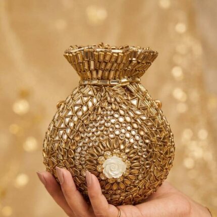 The Noor Jehan Golden Potli For Her