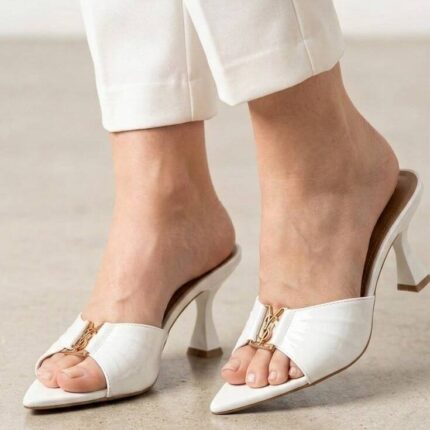 White Heels For Her