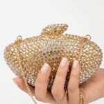 The Golden Oasis Shiny Clutch For Her