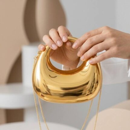 Eclipse Orbit Golden Clutch For Her