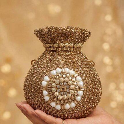 The Noor Jehan Golden Potli For Her