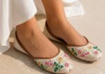 White Jutti With Multi Thread Work-2542