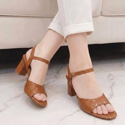 The Crocodile Mustard Heels For Her