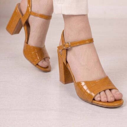 The Crocodile Mustard Heels For Her