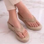 Golden Glow Wedges For Her