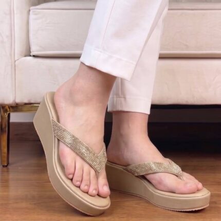 Golden Glow Wedges For Her
