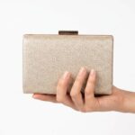 Casual Golden Clutch For Women