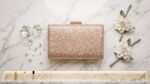 Casual Peach Clutch For Women