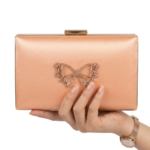 Meadow Bow Clutch In Peach
