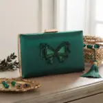 Meadow Bow Clutch In Green